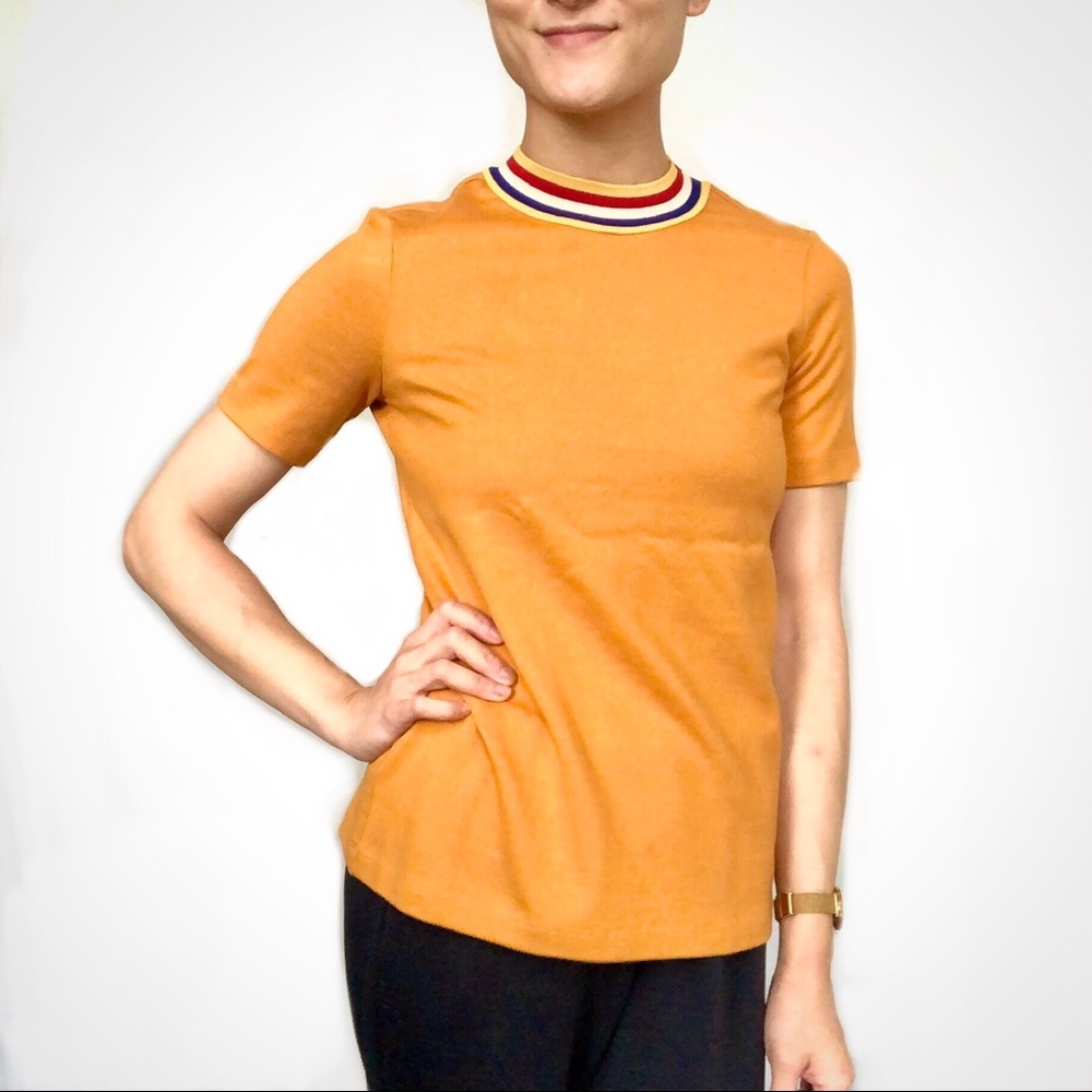 TRADEMARK cotton ringer tee